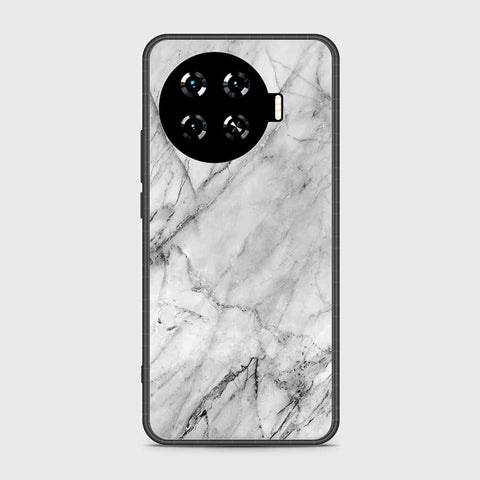 Tecno Spark 20 Pro Plus Cover- White Marble Series - HQ Premium Shine Durable Shatterproof Case