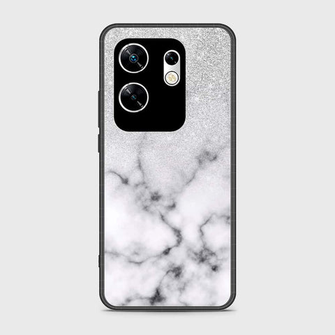 Infinix Zero 30 4G Cover- White Marble Series - HQ Premium Shine Durable Shatterproof Case