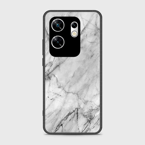 Infinix Zero 30 4G Cover- White Marble Series - HQ Premium Shine Durable Shatterproof Case