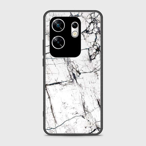 Infinix Zero 30 4G Cover- White Marble Series 2 - HQ Premium Shine Durable Shatterproof Case