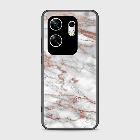 Infinix Zero 30 4G Cover- White Marble Series 2 - HQ Premium Shine Durable Shatterproof Case