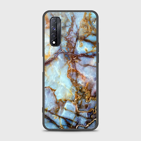 Realme Narzo 30 Cover- Colorful Marble Series - HQ Premium Shine Durable Shatterproof Case