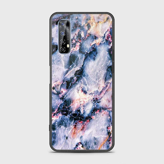 Realme 7 Cover- Colorful Marble Series - HQ Premium Shine Durable Shatterproof Case