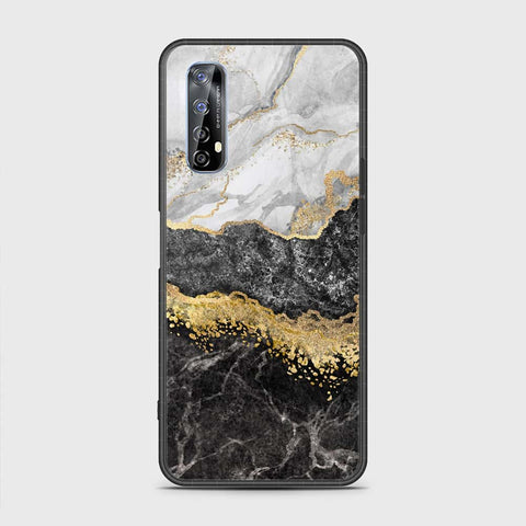 Realme 7 Cover- Colorful Marble Series - HQ Premium Shine Durable Shatterproof Case