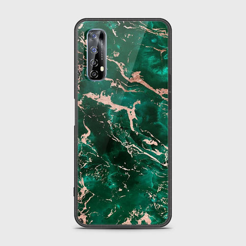 Realme 7 Cover- Colorful Marble Series - HQ Premium Shine Durable Shatterproof Case