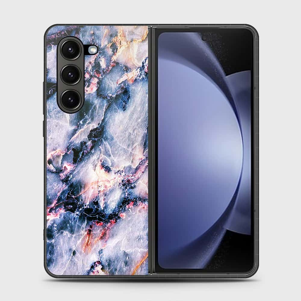 Samsung Galaxy Z Fold 6 5G Cover- Colorful Marble Series - HQ Premium Shine Durable Shatterproof Case