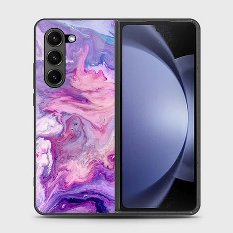 Samsung Galaxy Z Fold 6 5G Cover- Colorful Marble Series - HQ Premium Shine Durable Shatterproof Case