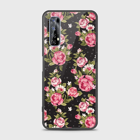 Realme 7 Cover- Floral Series - HQ Premium Shine Durable Shatterproof Case