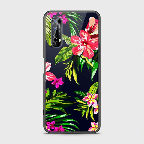 Realme 7 Cover- Floral Series - HQ Premium Shine Durable Shatterproof Case