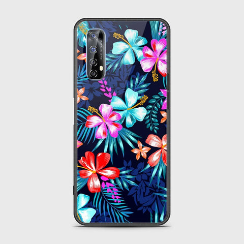 Realme 7 Cover- Floral Series - HQ Premium Shine Durable Shatterproof Case