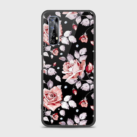 Realme 7 Cover- Floral Series - HQ Premium Shine Durable Shatterproof Case