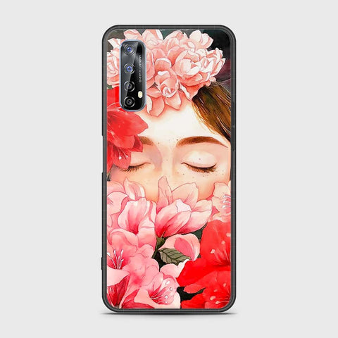 Realme 7 Cover- Floral Series - HQ Premium Shine Durable Shatterproof Case