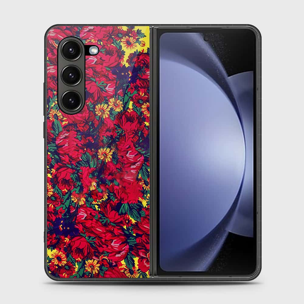 Samsung Galaxy Z Fold 6 5G Cover- Floral Series - HQ Premium Shine Durable Shatterproof Case