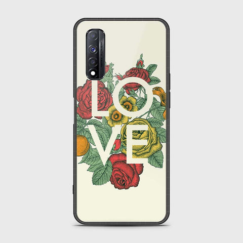 Realme Narzo 30 Cover- Floral Series 2 - HQ Premium Shine Durable Shatterproof Case