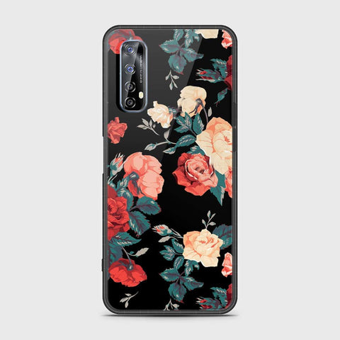 Realme 7 Cover- Floral Series 2 - HQ Premium Shine Durable Shatterproof Case