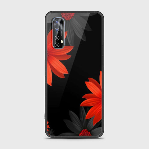 Realme 7 Cover- Floral Series 2 - HQ Premium Shine Durable Shatterproof Case