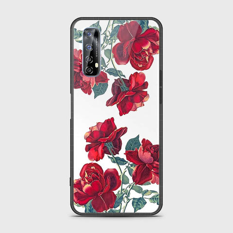 Realme 7 Cover- Floral Series 2 - HQ Premium Shine Durable Shatterproof Case