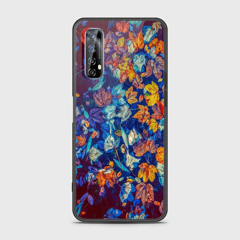 Realme 7 Cover- Floral Series 2 - HQ Premium Shine Durable Shatterproof Case