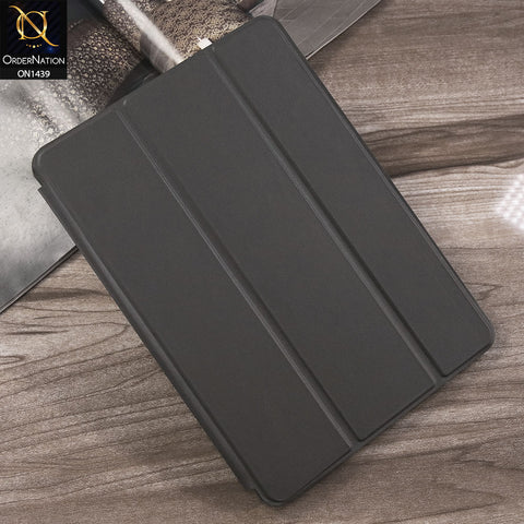 iPad (7th gen) 10.2-inch (2019) Cover - Dark Gray - PU Leather Smart Book Foldable Case