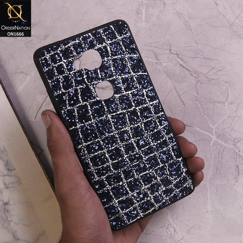 Xiaomi Mi A1 / Mi 5X Cover - Blue - Sparkle Glitter Bling Bling Fashion Pattern Soft Case