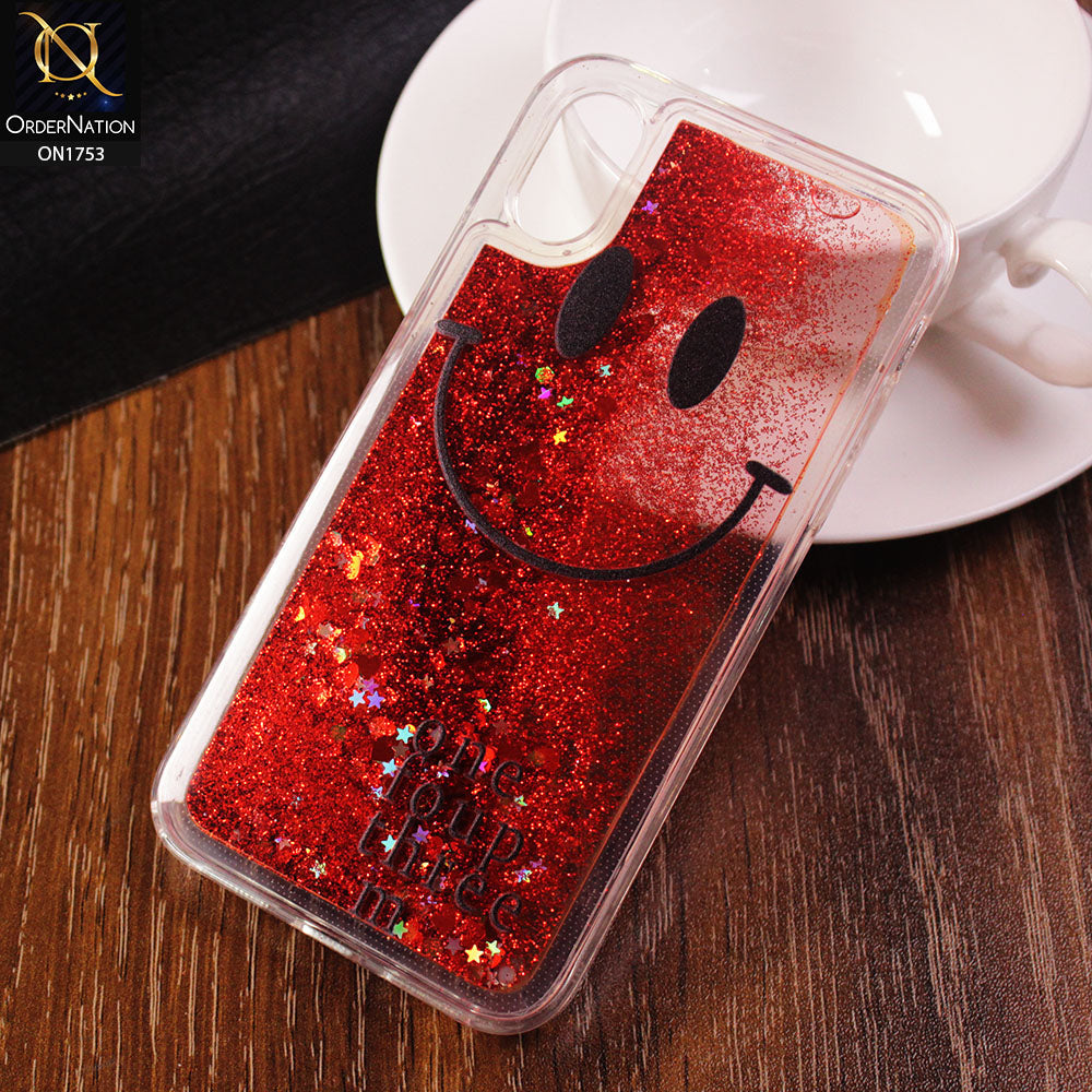 iPhone XS / X Cover - Red - Cute Glitter Smile Pattern Hard PC Back Cover
Success