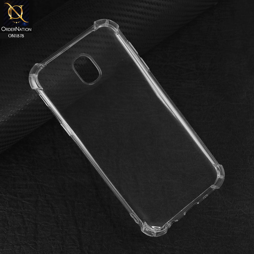 Samsung Galaxy J5 Pro 2017 / J5 2017 / J530 Cover - Transparent - Soft 4D Design Shockproof Silicone Transparent Clear Case