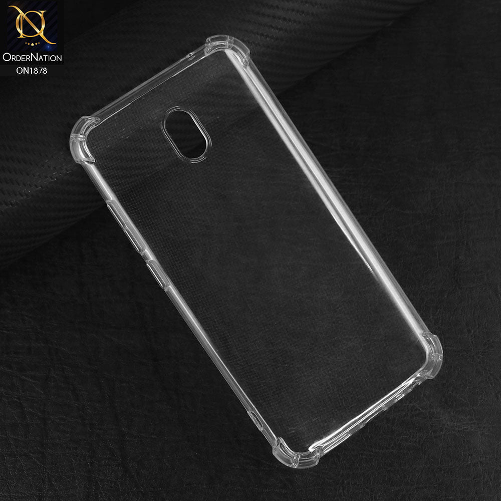 Xiaomi Redmi 8A Cover - Transparent - Soft 4D Design Shockproof Silicone Transparent Clear Case