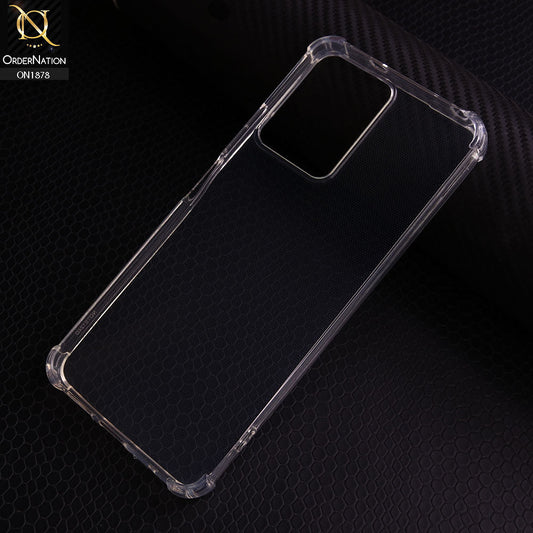 Xiaomi Redmi Note 12 4G Cover - Soft 4D Design Shockproof Silicone Transparent Clear Case