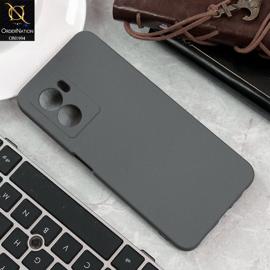 OnePlus Nord N30 Cover - Dark Gray - Matte Shockproof Sillica Gel Soft Case