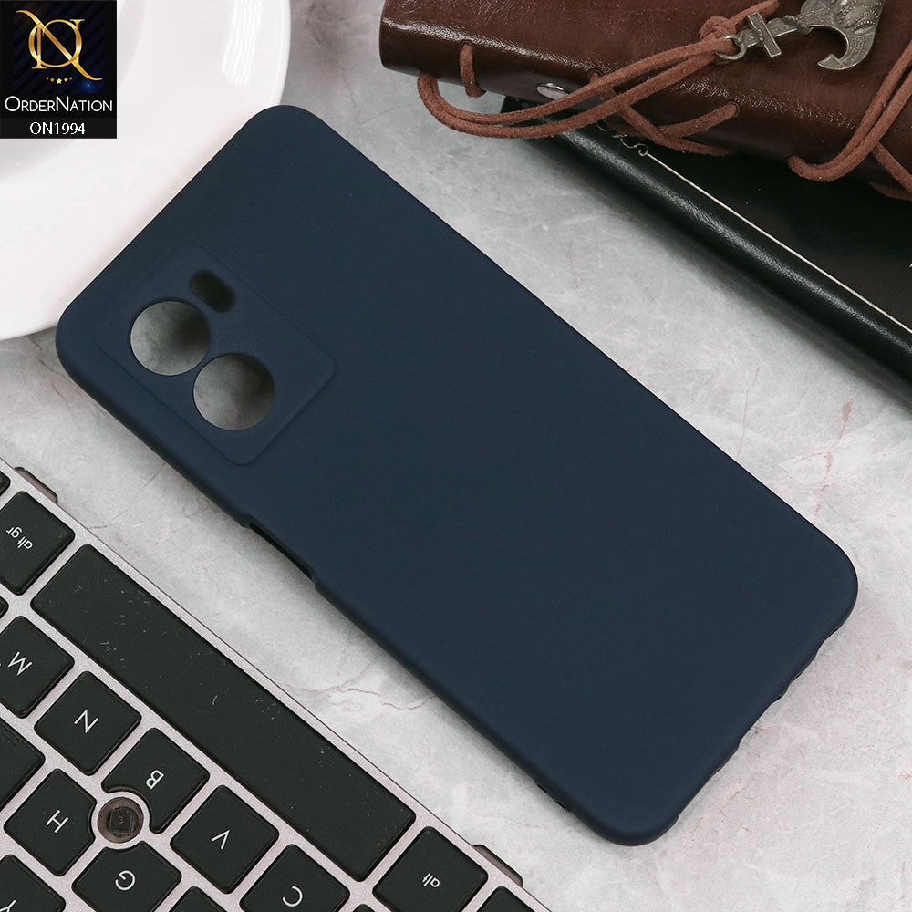 OnePlus Nord N30 Cover - Midnight Blue - Matte Shockproof Sillica Gel Soft Case