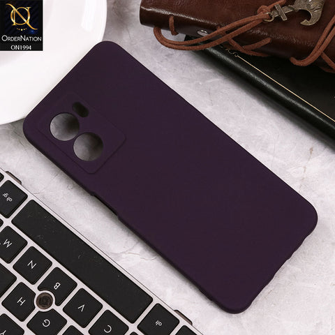 OnePlus Nord N30 Cover - Purple - Matte Shockproof Sillica Gel Soft Case