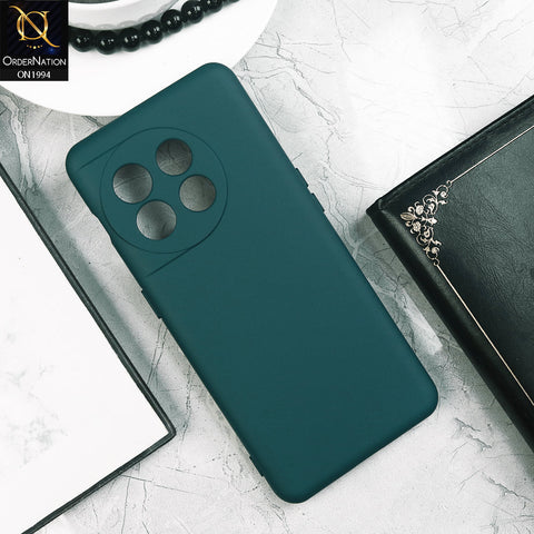 OnePlus 11 - Peacock  - Matte Shockproof Sillica Gel Soft Case