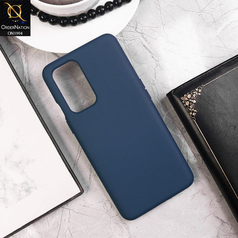 OnePlus 9 - Royal Blue - Matte Shockproof Sillica Gel Soft Case