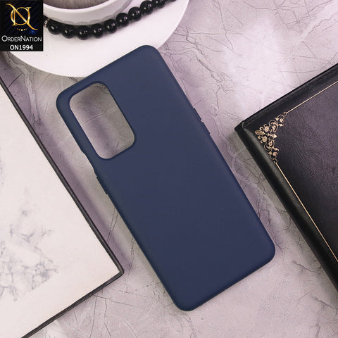 OnePlus 9 Pro - Royal Blue - Matte Shockproof Sillica Gel Soft Case