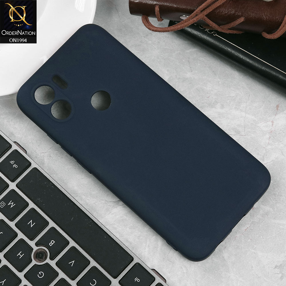 Xiaomi Redmi A2 Cover - Midnight Blue - Matte Shockproof Sillica Gel Soft Case