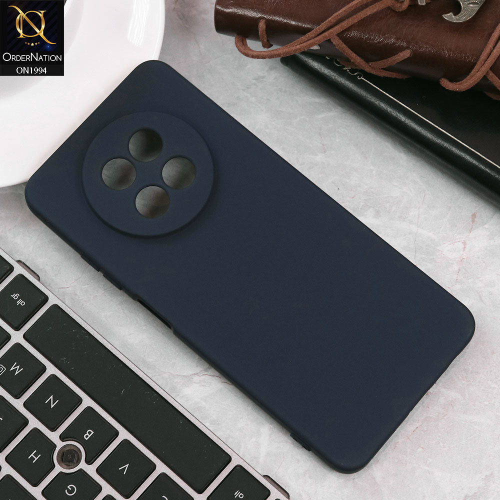 Realme 13 Cover - Midnight Blue - Matte Shockproof Sillica Gel Soft Case