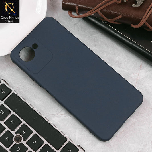 Realme C30 Cover - Midnight Blue - Matte Shockproof Sillica Gel Soft Case