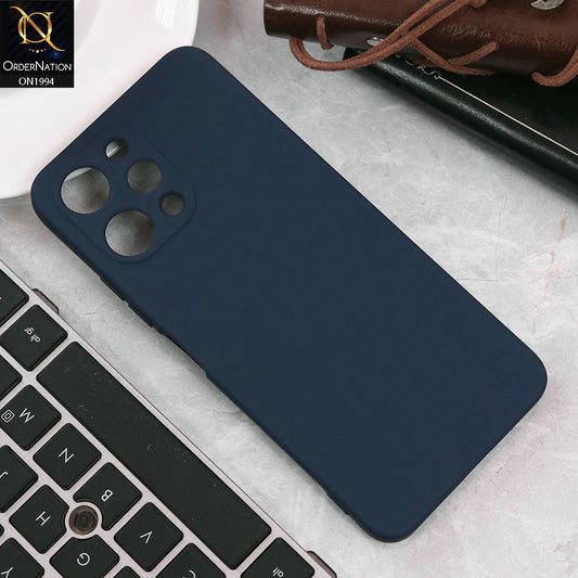 Xiaomi Redmi 12 Cover - Midnight Blue - Matte Shockproof Sillica Gel Soft Case