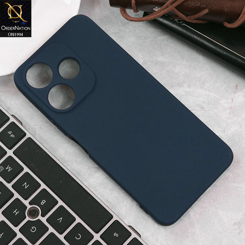 Xiaomi Redmi 13 Cover - Midnight Blue - Matte Shockproof Sillica Gel Soft Case