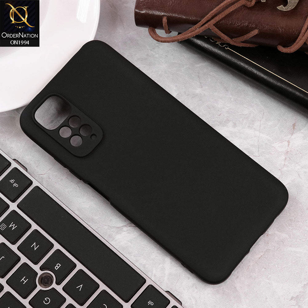 Xiaomi Poco M4 Pro 5G Cover - Black - Matte Shockproof Sillica Gel Soft Case