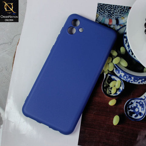 Samsung Galaxy M13 5G Cover - Blue - Matte Shockproof Sillica Gel Soft Case