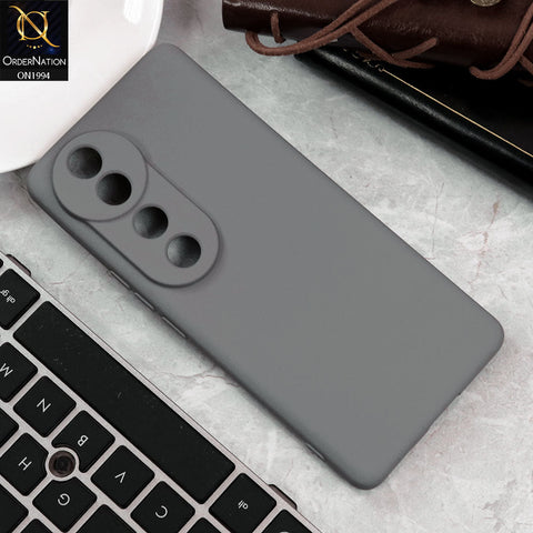 Vivo S19 Cover - Light Gray - Matte Shockproof Sillica Gel Soft Case