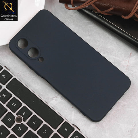 Vivo Y17s Cover - Midnight Blue - Matte Shockproof Sillica Gel Soft Case