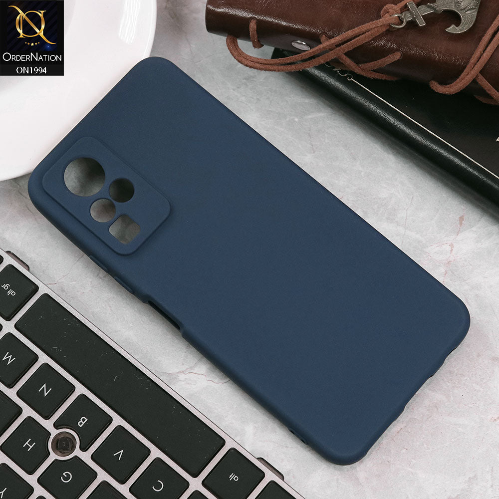 Infinix Zero X Cover - Midnight Blue - Matte Shockproof Sillica Gel Soft Case