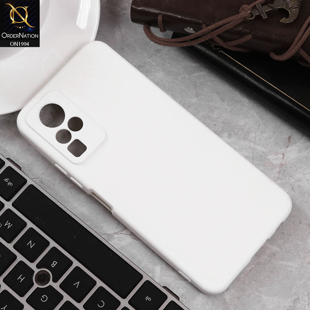 Infinix Zero X Cover - White - Matte Shockproof Sillica Gel Soft Case