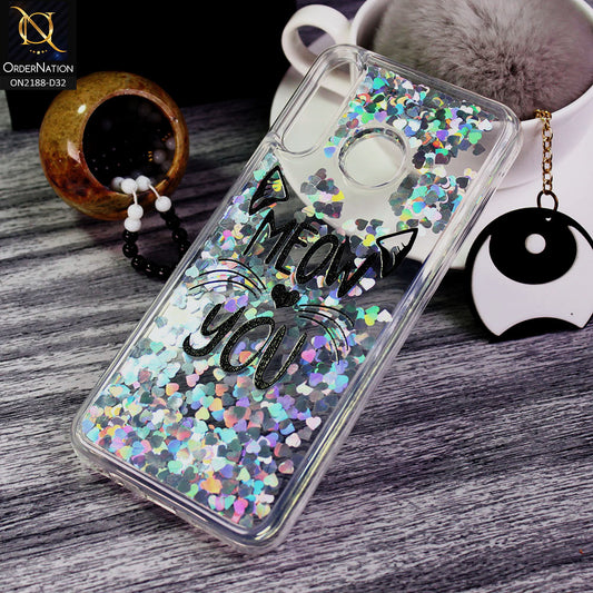 Infinix Hot 8 - Design 32 - Trendy Moving Liquid Glitter Shine Soft Borders Case