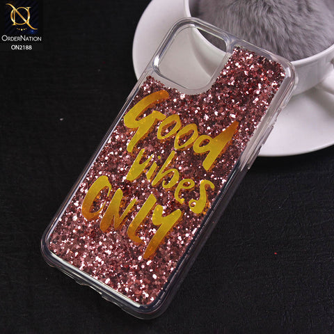 iPhone 11 Pro - Design 18 - Trendy Moving Liquid Glitter Shine Soft Borders Case