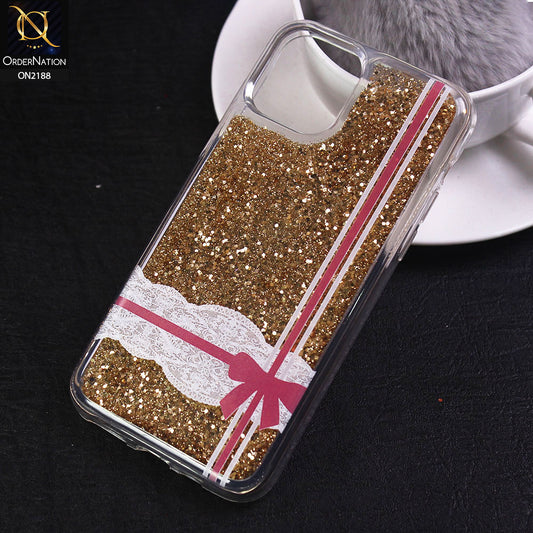 iPhone 11 Pro - Design 24 - Trendy Moving Liquid Glitter Shine Soft Borders Case