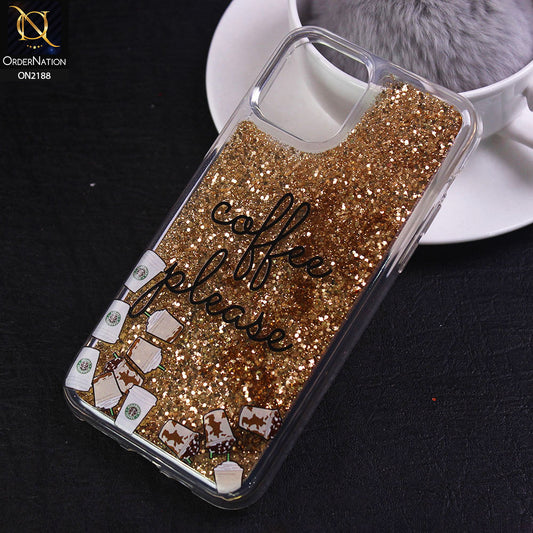 iPhone 11 Pro - Design 5 - Trendy Moving Liquid Glitter Shine Soft Borders Case