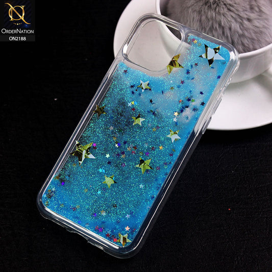 iPhone 11 Pro - Design 7 - Trendy Moving Liquid Glitter Shine Soft Borders Case